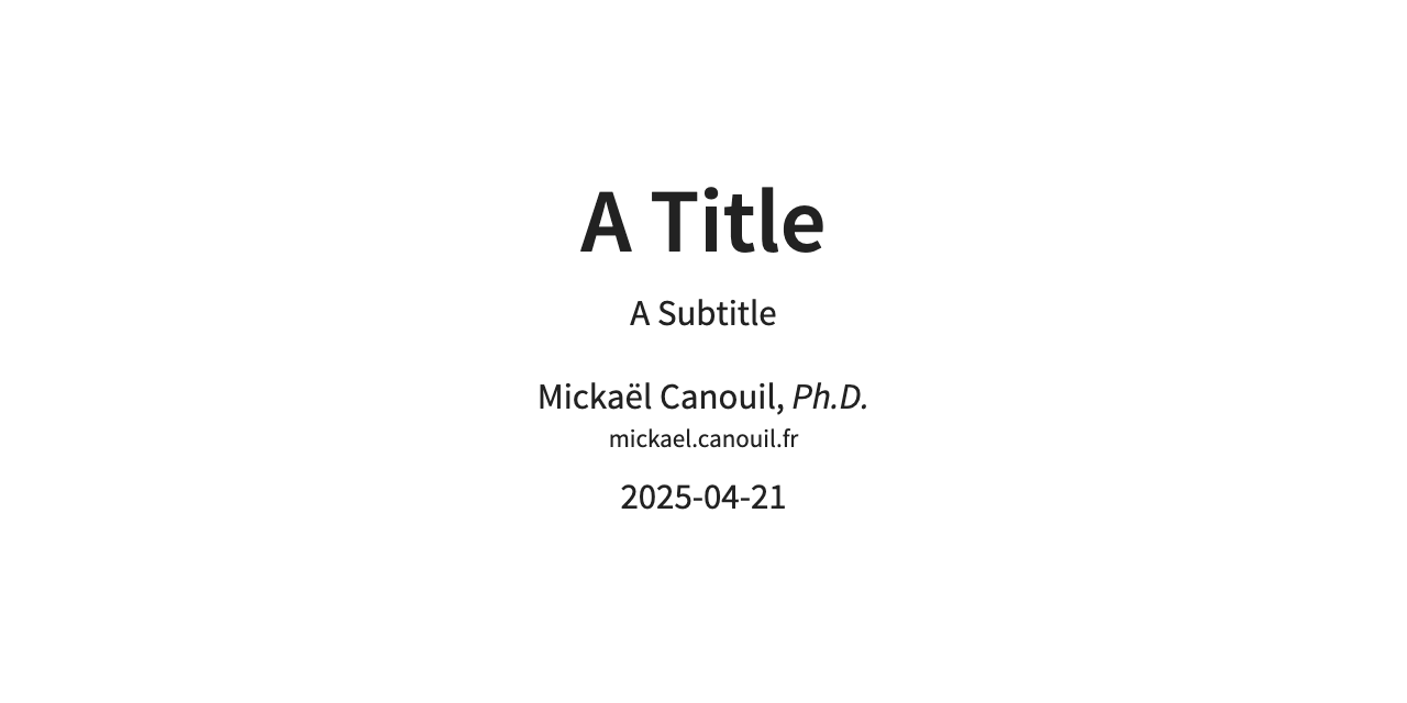 Illustration showing Quarto Reveal.js presentation with tabset navigation.
